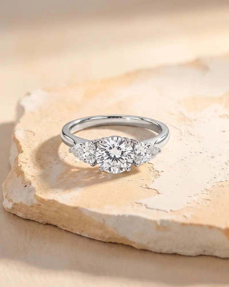 Three-Stone Rings